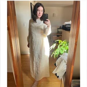 TRADED / Esby Apparel Blanche Prairie dress in natural ♥️